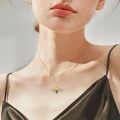 wholesale 925 Sterling Silver & Cubic Zirconia Bee Pendant Necklace - Hypoallergenic Nature Inspired Jewelry Gift for Women-0-4