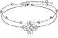 wholesale 925 Sterling Silver Celtic Knot Anklet with Shamrock and Heart Charm for Women-0-0
