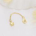 wholesale 14k Gold Star Charm Extender Chain For Bracelets Necklaces Anklets-0-3