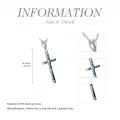 TOUPOP Sterling Silver Cross Necklace Philippians 4:13 Inspirational Pendant-0-5