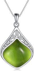 wholesale 925 Sterling Silver Moonstone Lapis Larimar Moss Agate Teardrop Filigree Pendant-0-69
