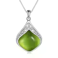 wholesale 925 Sterling Silver Moonstone Lapis Larimar Moss Agate Teardrop Filigree Pendant-0-69