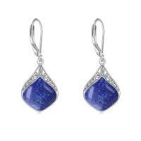 wholesale 925 Sterling Silver Celtic Teardrop Filigree Earrings Jewelry Gifts for Women-Lapis lazuli teardrop earrings