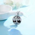 wholesale 925 Sterling Silver Tree of Life Pendant with Blue Opal & Black Opal - Evil Eye s for Her-0-4