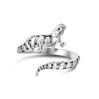 wholesale 925 Sterling Silver Dragon Frog Bearded Dragon Adjustable Animal Wrap Rings Jewelry Gifts for Women-Bearded Dragon