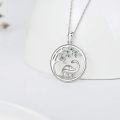 wholesale 925 Sterling Silver Tree of Life Necklace Pendant with Elephant and Leaves s for Women Daughter-0-2