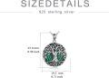 wholesale  Sterling Silver Tree of Life Necklace with Dainty Pendant Irish Jewelry Gift for Women -0-27
