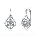 wholesale 925 Sterling Silver Celtic Knot Trinity Witch's Knot Drop Dangle Hook Studs for Women Girls Irish  Set of 3 Pairs-0-0