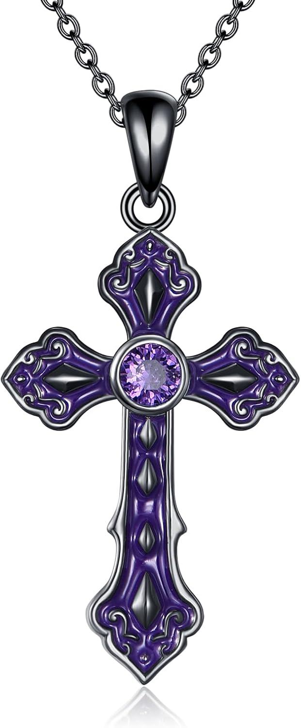  Sterling Silver Abalone Celtic Cross Pendant Necklace Religious Jewelry Gifts ( )-0-0