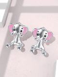 wholesale 925 Sterling Silver Adorable Frog Stud Earrings for Women and Girls-0-4