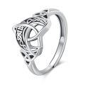 wholesale 925 Sterling Silver Knotwork Ring-0-0