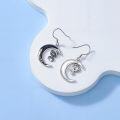 wholesale TOUPOP Sterling Silver Bat/cat/spider/ghost Pumpkin/wolf Earrings For Women Halloween Dangle Drop Moon Earrings Anniversary Birthday Gothic Jewelry Gift For Her Mom Daughter Girlfriend Siter -0-4