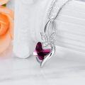 wholesale Sterling Silver Stone Sister Necklace Birthday Jewelry for Sisters Friends-0-8