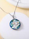 wholesale TOUPOP Koala Necklace 925 Sterling Silver Cute Animal Pendant Necklace With Crystal Koala Jewelry Gifts For Women Animal Lovers -0-2