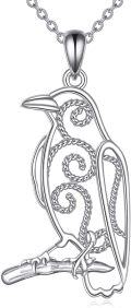 wholesale 925 Sterling Silver Bird Filigree Pendant Necklace Dove Cardinal Hummingbird Phoenix Raven Women s Mother s Day Gift-0-0
