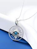 wholesale TOUPOP Evil Eye Necklace 925 Sterling Silver Protection Necklace For Women Her Wife Mom Sister Anniversary Birthday Graduation Gifts -0-2