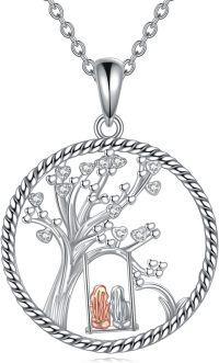 wholesale 925 Sterling Silver Heart Pendant Necklace Sisters Jewelry Best Friend Gift-sister-1