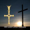 wholesale 14K Gold Celtic Knot Cross Infinity Love Heart Pendant Necklace-0-4