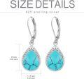 wholesale Sterling Silver Celtic Filigree Teardrop Leverback Earrings for Women Mom Gift-0-8
