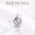 wholesale 925 Sterling Silver Phoenix Pendant Necklace-0-3