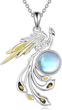 wholesale Sterling Silver Phoenix Pendant Necklace Phoenix Jewelry Gift for Women Men-Phoenix-2