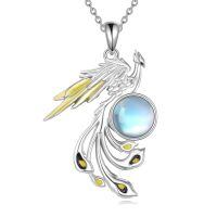 wholesale 925 Sterling Silver Phoenix Pendant Necklace Phoenix Jewelry Gift for Women Men-Phoenix-2