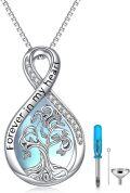wholesale Sterling Silver Urn Necklace for Ashes with Filler Kit-0-5