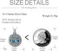 wholesale 925 Sterling Silver Abalone Shell Tree of Life Pendant & Chain Urn Keepsake Ashes Holder Necklace for Women Men Memorial -0-3