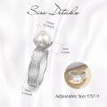 wholesale Sterling Silver Real Natural Freshwater Pearl Adjustable Ring Women-0-7