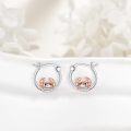 wholesale 925 Sterling Silver Cute Crab Hoop Earrings Gift for Girls and Women-0-1
