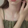 wholesale 925 Sterling Silver Infinity Heart Pendant Necklace With Clear Crystal-0-1