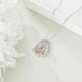 wholesale 925 Sterling Silver Heart-Shaped Sister Pendant Forever My Friend Necklace Gifts for Women-0-2