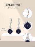wholesale 925 Sterling Silver Teardrop Drop Earrings Wholesale With Celtic Knots-0-59