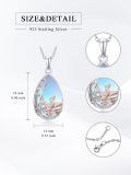 wholesale 925 Sterling Silver Teardrop Pendant With Engraved Book Lover Design-0-4