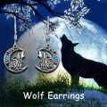 wholesale 925 Sterling Silver Wolf Moon Blue Crystal Drop Earrings Gifts for Her-0-3