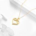 wholesale 14K Gold Heart Infinity Pendant Necklace for Women, 0.77 Minimalist Elegant Gift, Hypoallergenic Nickel-Free, Adjustable 16+1 Chain, Lifetime Warranty-0-3
