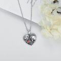 wholesale Sterling Silver Skull Necklace Gothic Jewelry for Women-0-2