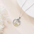 wholesale 925 Sterling Silver Giraffe Family Tree of Life Pendant Necklaces for Women Girls I Love You Forever s 45cm Chain Length-0-4