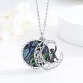 wholesale 925 Sterling Silver Cat Necklace with Hypoallergenic Pendant - Adjustable Chain for Pet Lovers - Perfect Gift for Women - Valentine's Day, Mother's Day, Birthday, Christmas-0-4