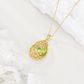 wholesale 925 Sterling Silver Heart Pendant Necklace Wholesale Gold Plated-0-44