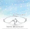 wholesale 925 Sterling Silver Metal Musical Note Charm Bracelet for Singers and Music Lovers-0-3