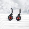 wholesale 925 Sterling Silver Black Bat & Spider Stud Earrings for Women - Gothic Halloween-0-2
