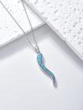 wholesale Sterling Silver Turquoise Necklace Jewelry for Women Gifts-0-14
