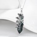 wholesale  Sterling Silver Quartz Frog Pendant Necklace Gift for Women Mom -0-50
