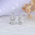wholesale 925 Sterling Silver Highland Cow Stud Earrings for Women Girls Gifts -0-4