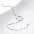 wholesale 925 Sterling Silver Open Heart Tree Branches Bird Ankle Chain Jewelry for Women Girls-0-5