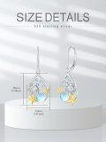 wholesale 925 Sterling Silver Turtle & Starfish Moonstone Drop Earrings Gifts for Her-0-4