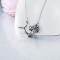wholesale 925 Sterling Silver Mermaid Pendant Necklace s for Women Girls-0-1