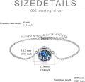 wholesale 925 Sterling Silver Abalone Shell Mountain Moon Stars Keepsake Urn Cremation Jewelry Bracelet with Funnel-0-4