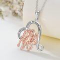 TOUPOP Sterling Silver Heart Sister Necklaces For 3 Sisters Birthday Gifts-0-2